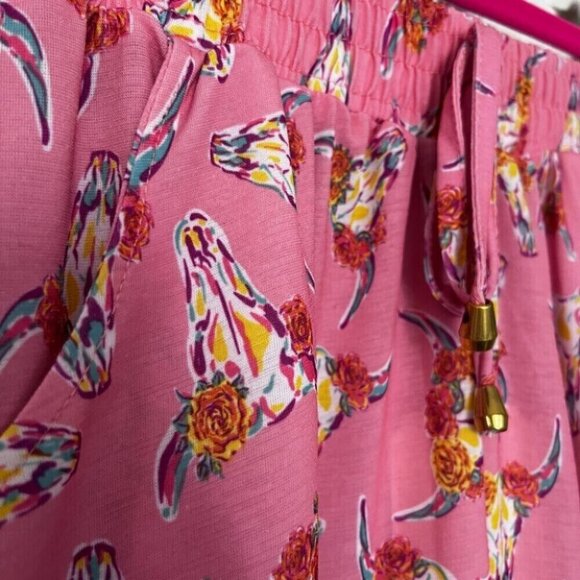 Simply Southern Pink Tassel shorts - Picture 3 of 8